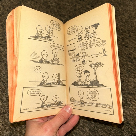 📚BOOK SALE 5 for $20📚 Hey Peanuts 1967 12th Printing Vintage Paperback Book - Picture 6 of 11
